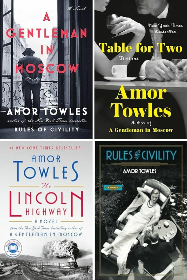 amor towles books in order