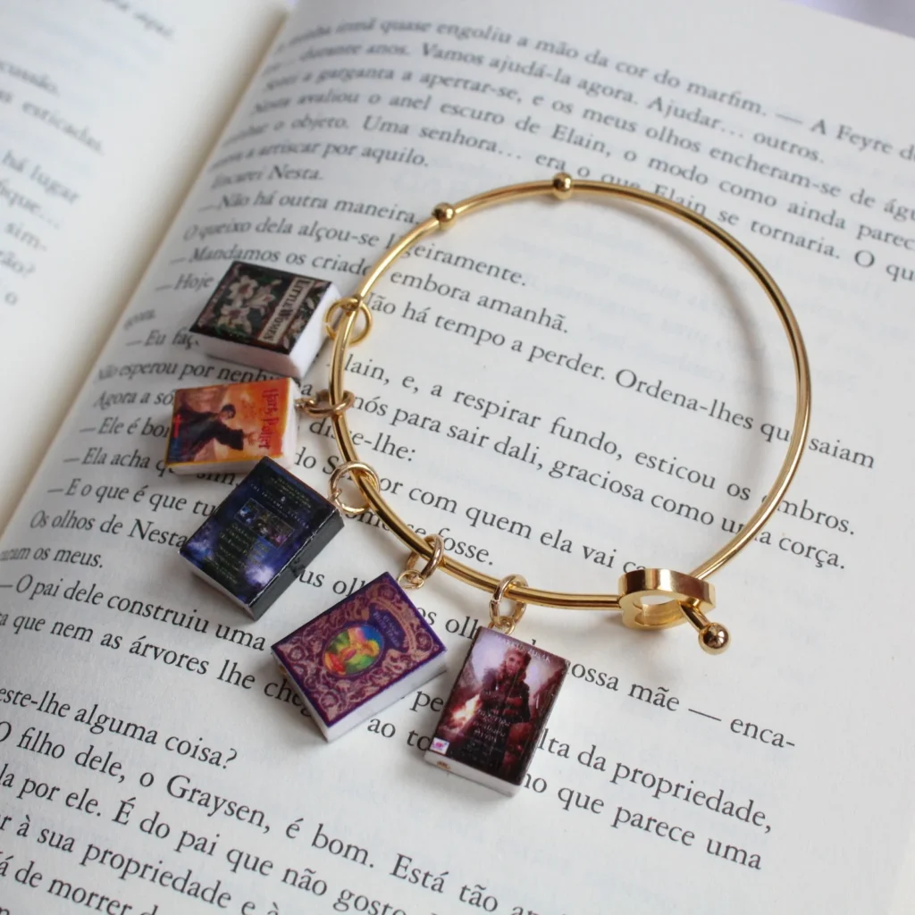 Custome Book Charm Bracelet