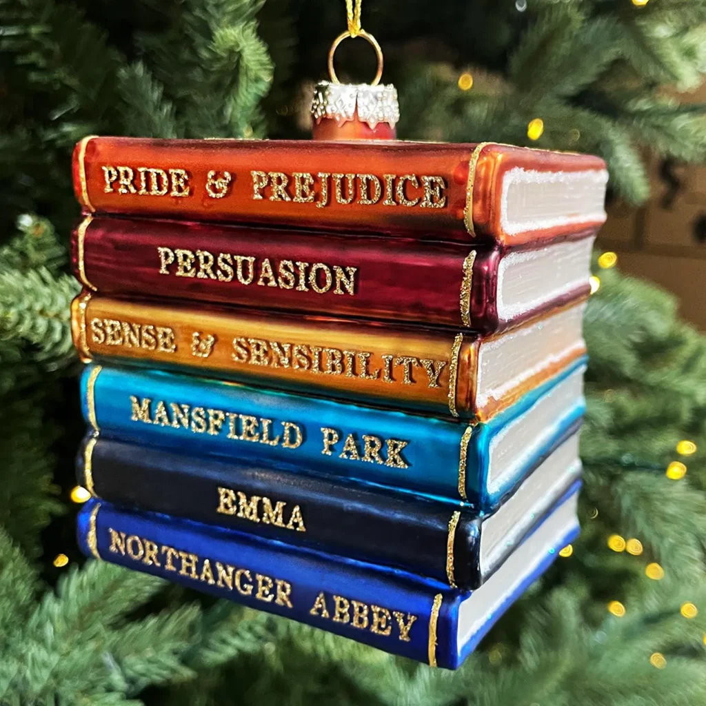 Jane Austen Christmas Tree Ornament