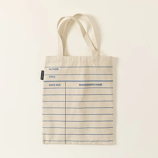 Library Card Book Bag