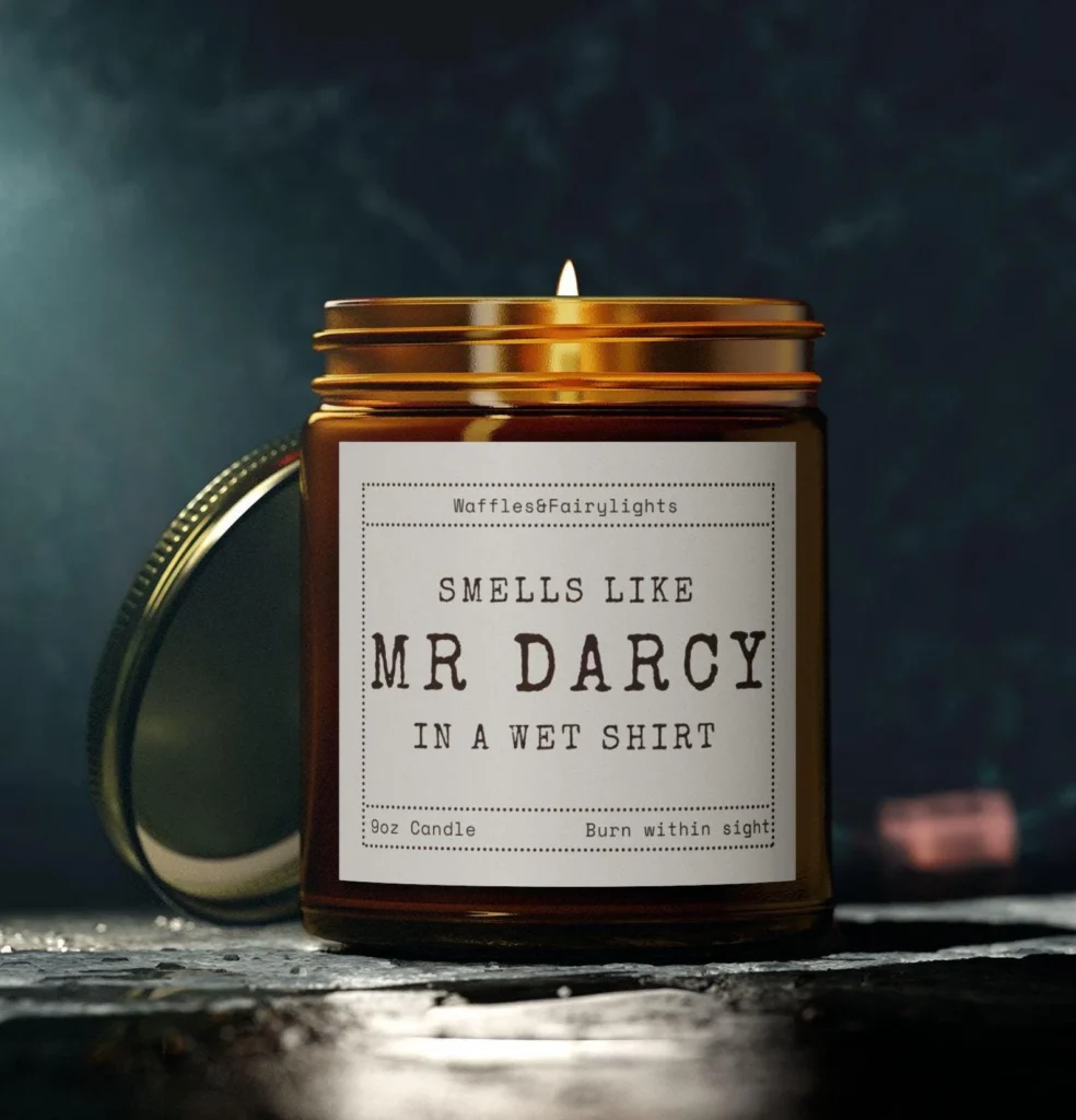 Mr Darcy Candle