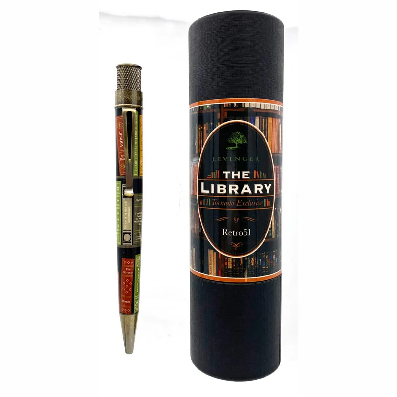 the Library retro pens